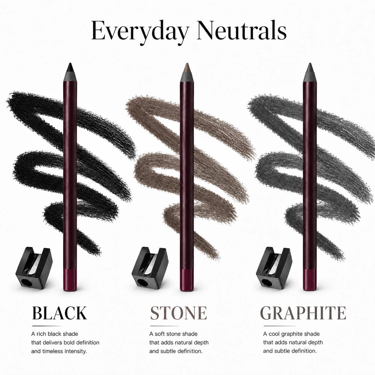 💖 24H Waterproof Eyeliner Pencil — Smudge-Proof, All-Day Wear