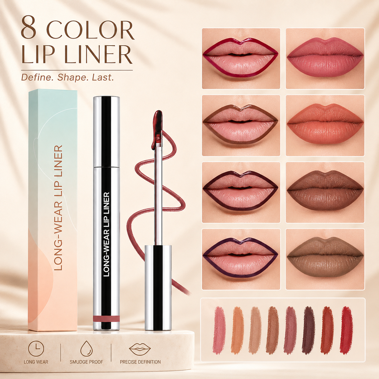💋 Peel-Off Lip Liner Stain | Transfer-Proof • Waterproof • Up to 24H Wear